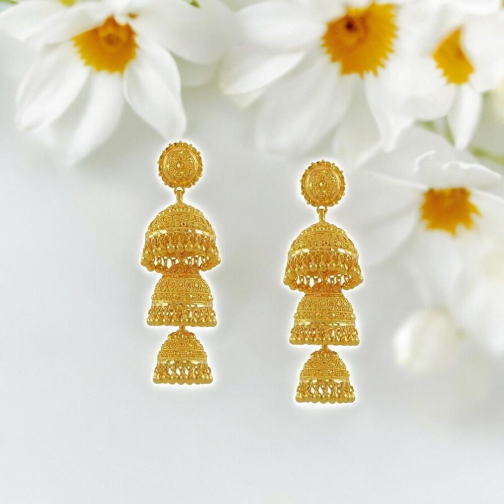 Gold Plated Jhumka Earring